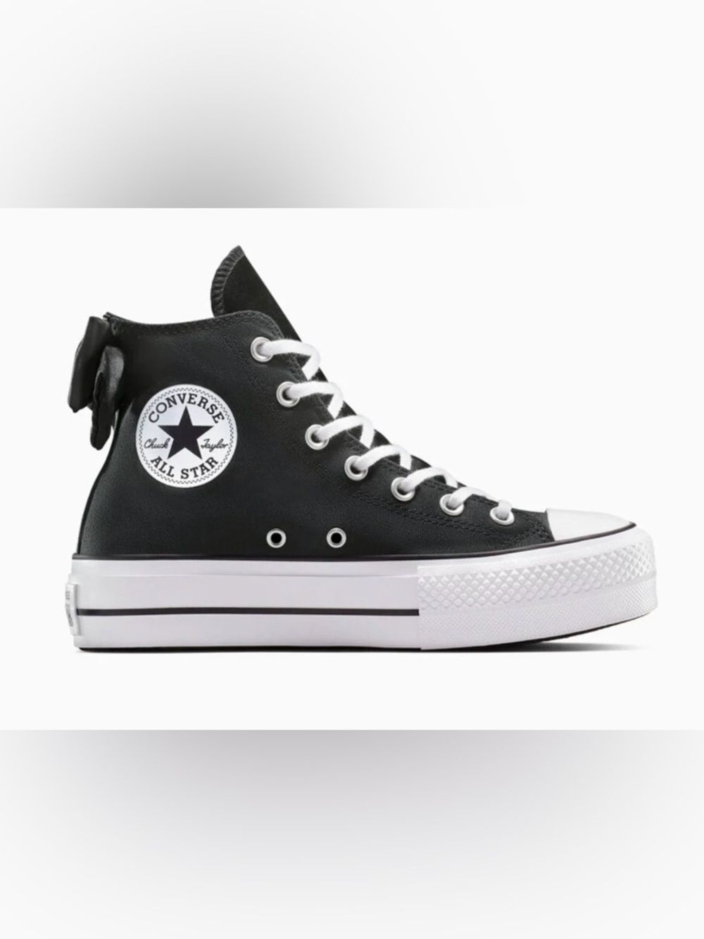 NIB Rare CONVERSE Lift BOWS Shoes 6.5